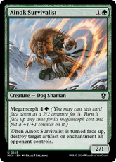 Sobrevivencialista Ainok / Ainok Survivalist - Magic: The Gathering - MoxLand